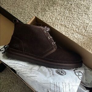 UGG Brown Chukka Boots with Suede Finish